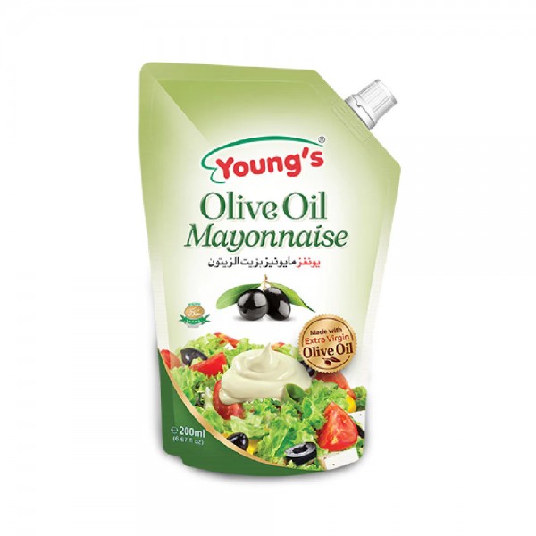 YOUNG`S OLIVE OIL MAYONNAISE 200ML